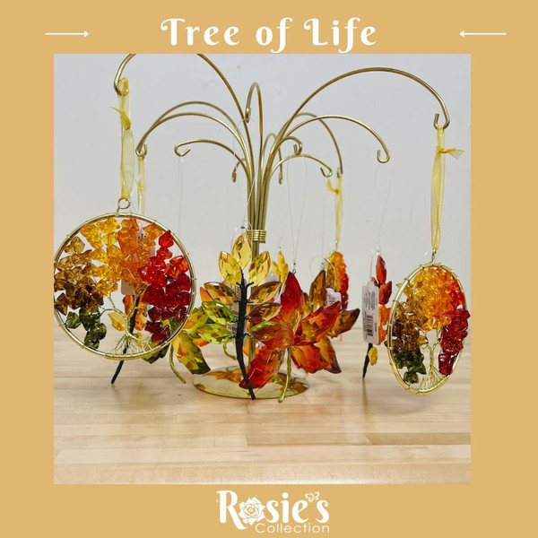 Crystal Expressions™ Autumn 'Tree of Life' Ornament, 3.75"
