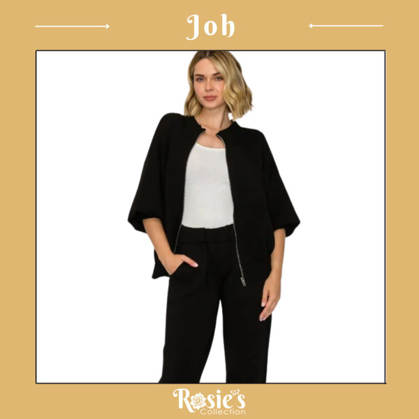 Joh Black Finella Stretch French Scuba Jacket