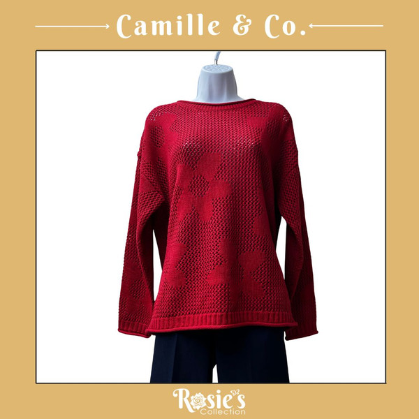 Camille & Co. Rust SweaterNS1674
