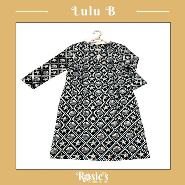 Lulu B SPX 4587 BNSS Notched Travel Dress