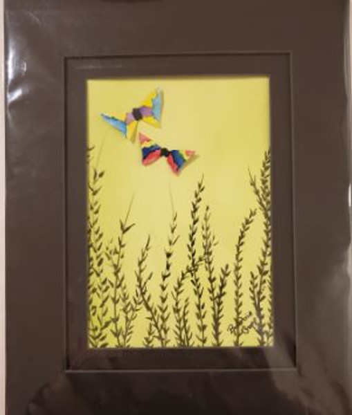 Bobbie Cropp Artwork - Colors take Flight - 5x7 with 8x10 Mat