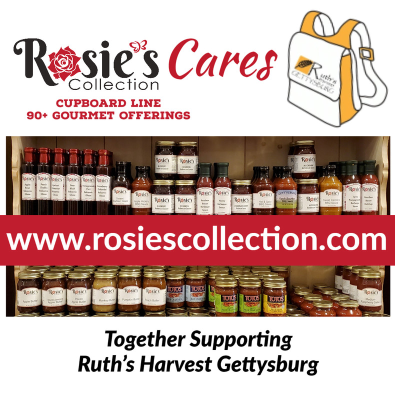 Rosie's Cares - Rosie’s Collection Pledges to Support Ruth’s Harvest Gettysburg Fundraiser