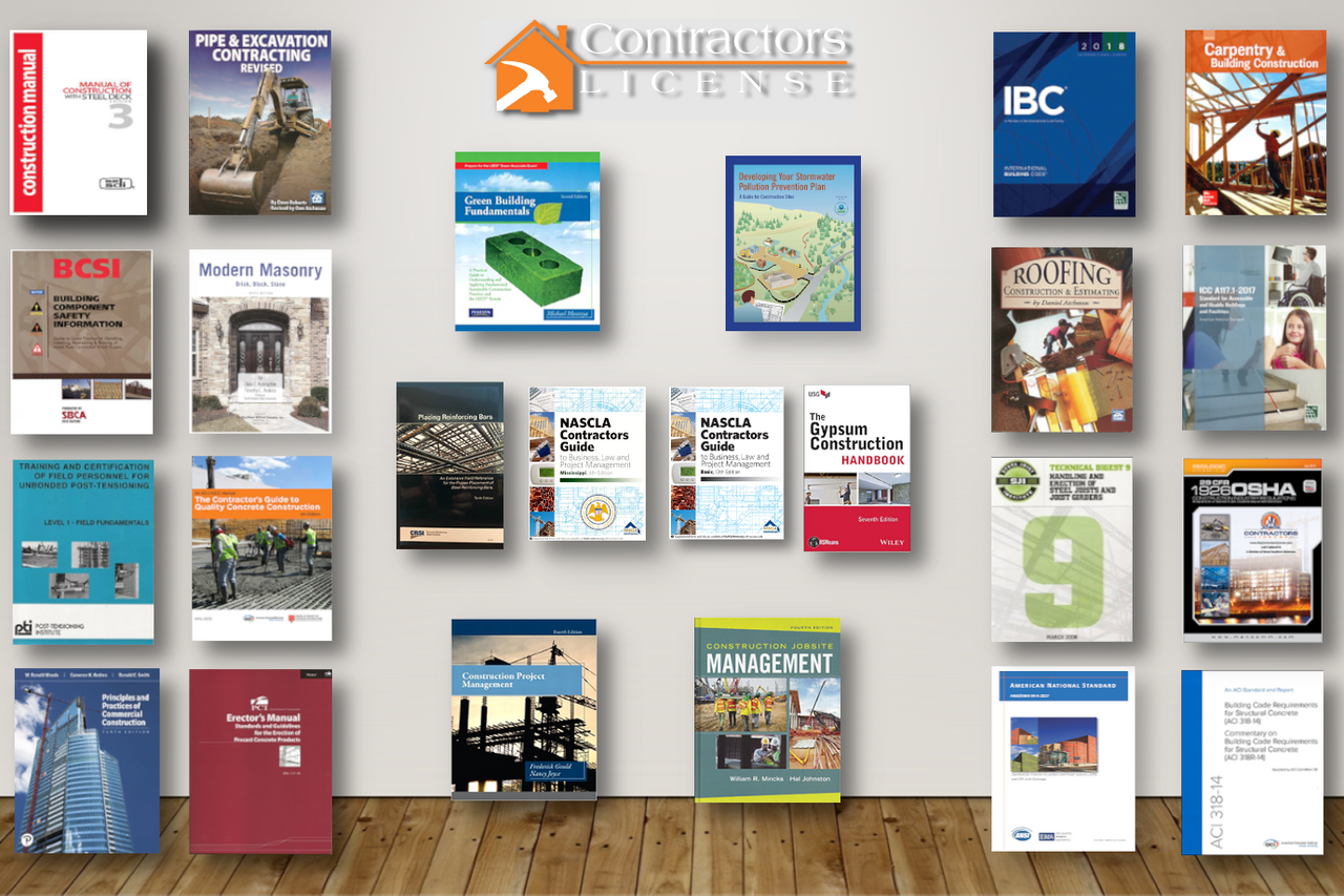 Mississippi Building Construction Reference Book Set for the NASCLA exam