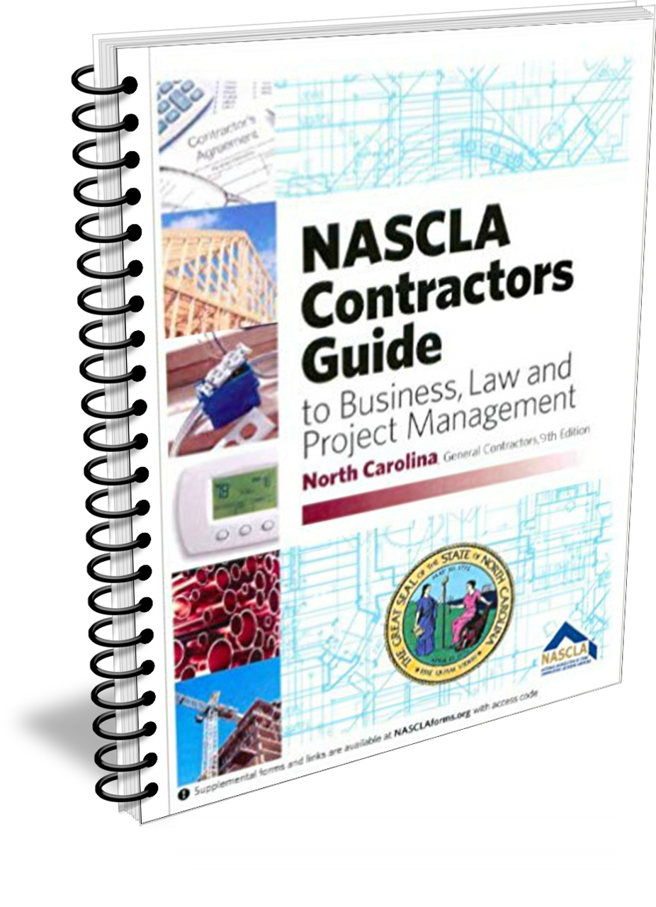 North Carolina Contractors Guide to Business, Law & Project Management 9th edition