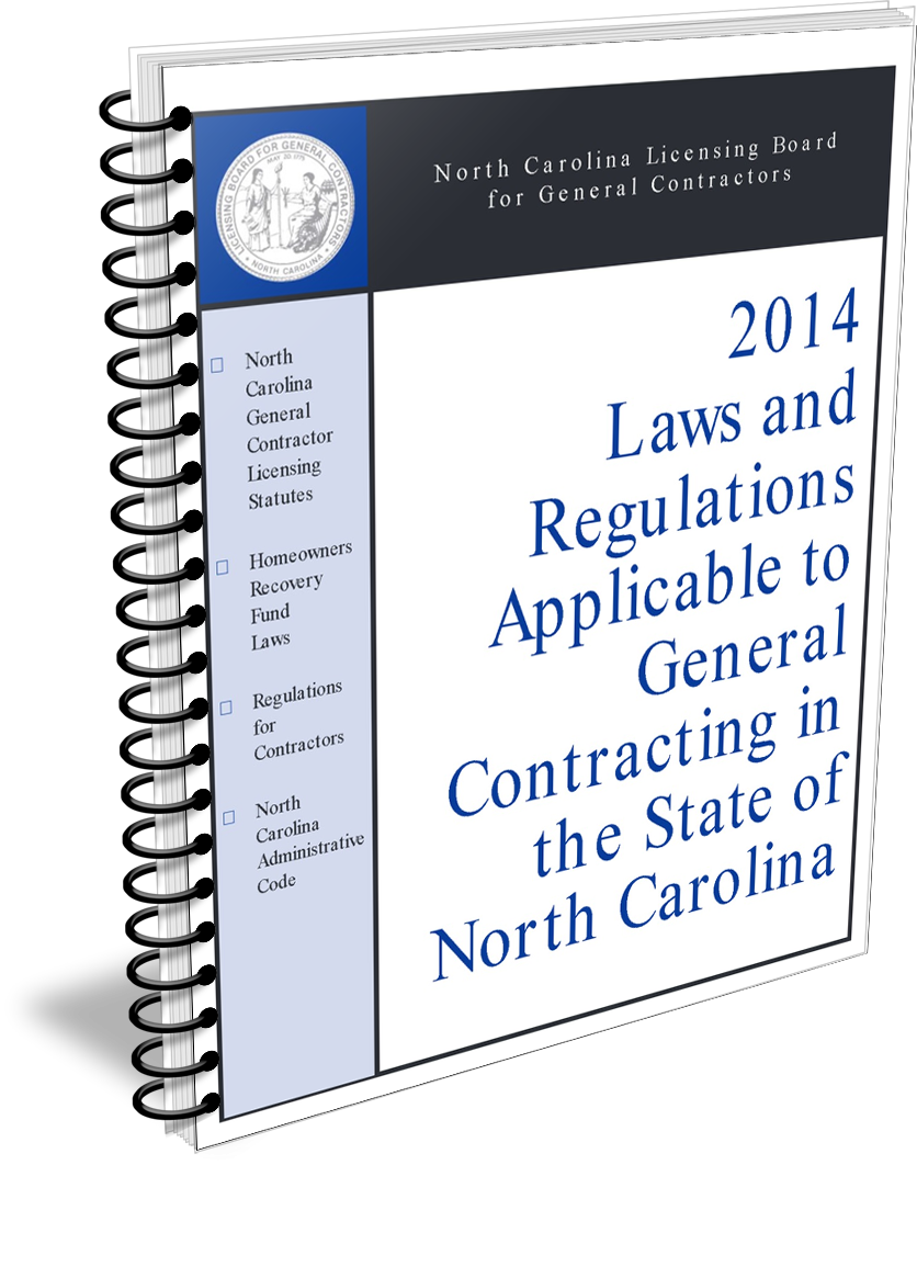 Laws & Regulations Applicable to General Contracting in NC