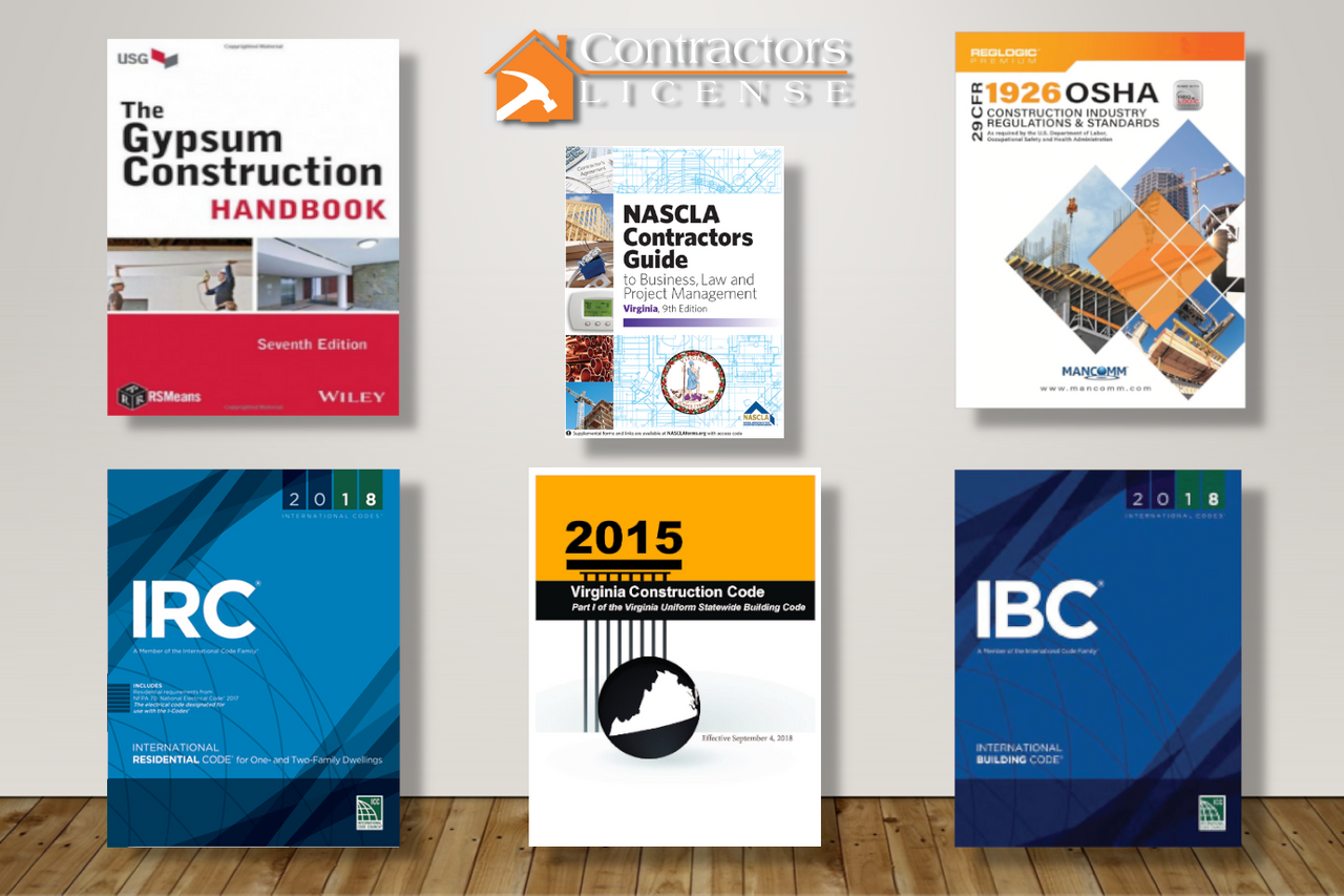 Virginia Drywall Contractor Book Set