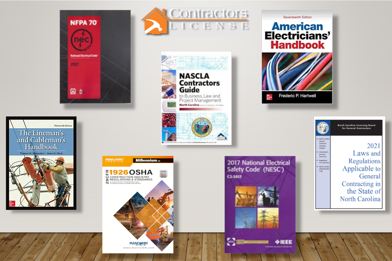 NC Electrical Contractor PSI Exam Bookset