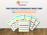 Printed Book Tabs for New Mexico GB-2 and GB-98 Contractor Part 1 and 2 Bookset