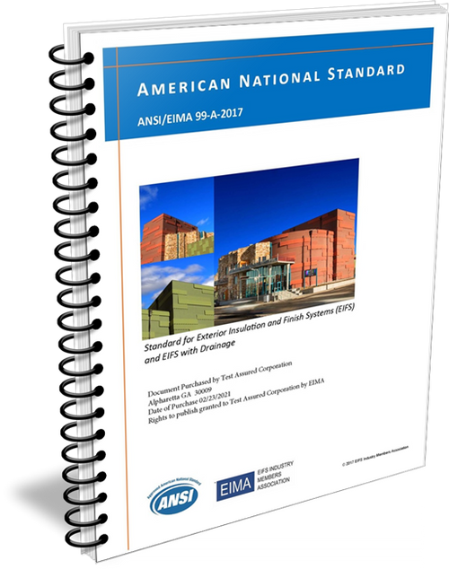 ANSI/EIMA 99-A-2017: Standard for Exterior Insulation and Finish Systems (EIFS) and EIFS with Drainage