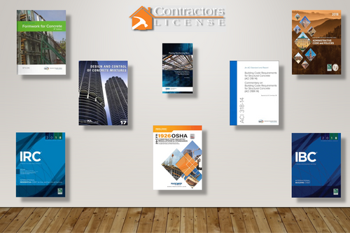 Complete Book Set for the Arizona CR-9 Concrete Contractor Exam. Both Book Sets are the Same.