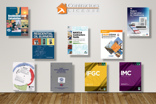 Complete Book Set for the SC Residential HVAC Contractor