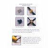 Volantex RC 2PCS Propeller Full set #2 P7610114 with 2 New Base ( Black) for RC Plane Remote Control Airplane 761-1 Trainstar Mini,  761-3 Super Cub, 761-4 Sport Cub, 761-5 P51