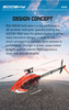 Goosky Legend RS4 Venom RC Helicopter Combo Version - Orange / Green (unassembled)