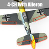 New Arrival Volantex Remote Control 2.4G 4 Channels 761-11 BF-109 RC Warbird Mini Plane RTF