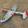Upgrade! Dynam P-47D Thunderbolt 1220mm V2 4s w/ Flaps & Retracts PNP RC Warbird