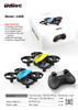 UDIRC U46S Fire Fly Remote Control Drone RTR with 3.7V 180mAh Lipo Battery and 2.4G remote control  