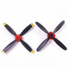 Volantex New / Old 4 Blades Propeller P7610509X2 with Base for New Mini 400mm 761-5V2 761-8V2 761-9 761-11 761-12 761-13 761-14 761-15 RC Plane