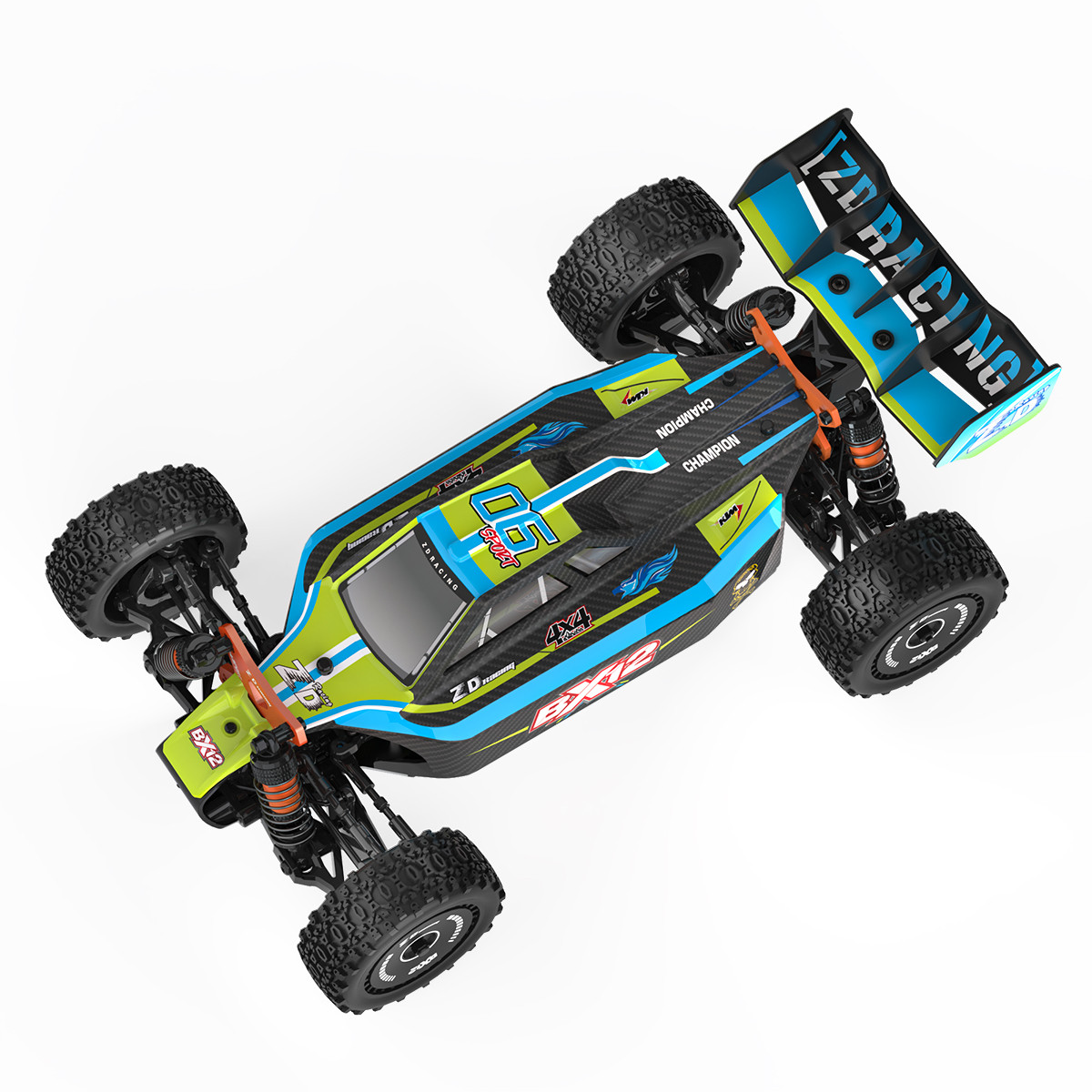New Arrival ZD Racing 1/12 BX-12 4WD High Speed 70KM/H RC Buggy