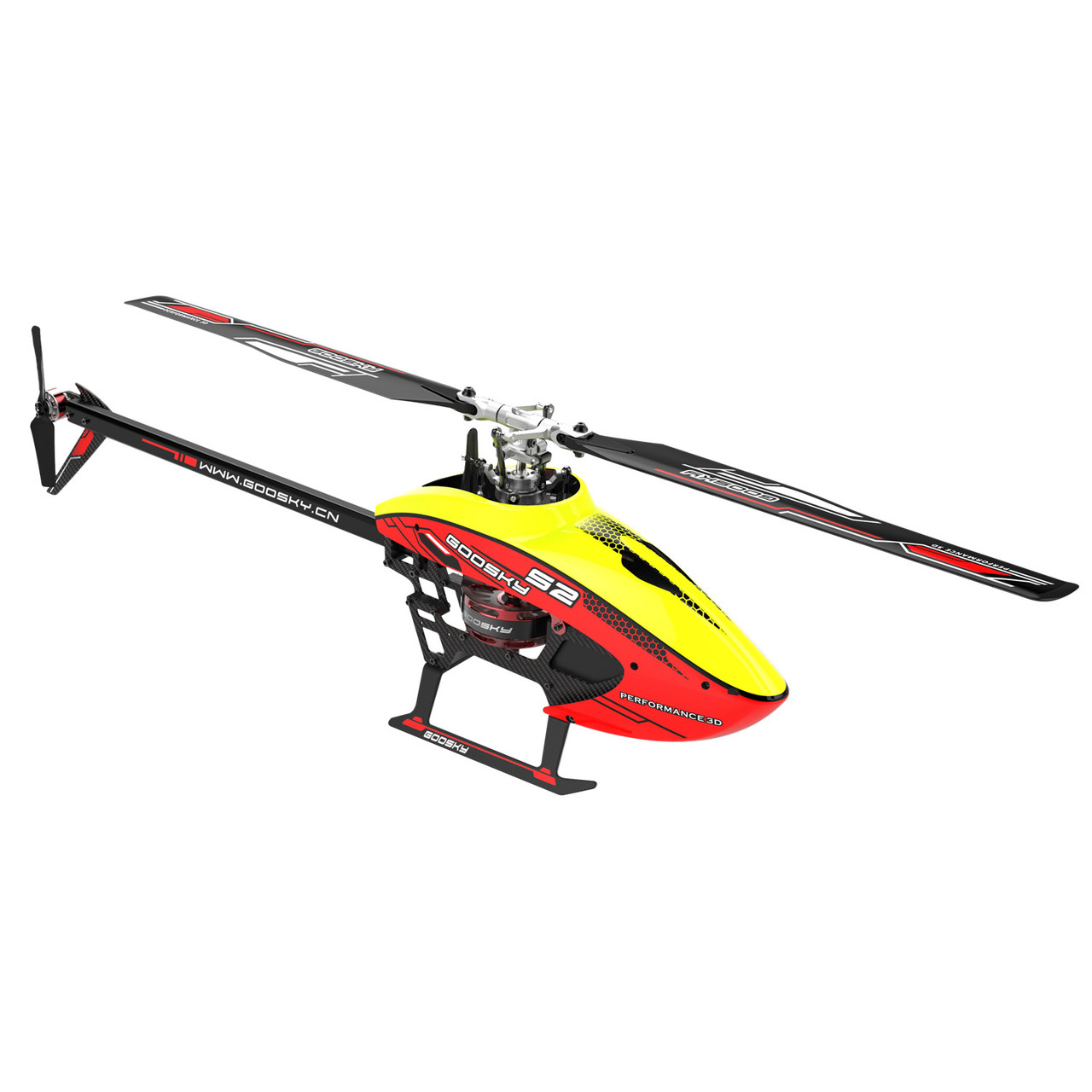 GOOSKY Legend S2 Standard BNF Kit 3D RC Helicopter Red/Yellow