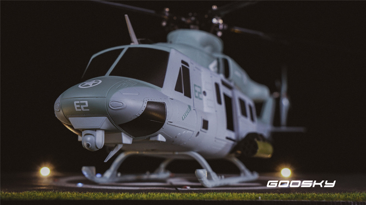 早い者勝ち！　GOOSKY E2 UH-1Y ヴェノム　未飛行 GOOSKY E2 GPS 1:35 UH-1Y VENOM RC Helicopter Air Rescue Aircraft