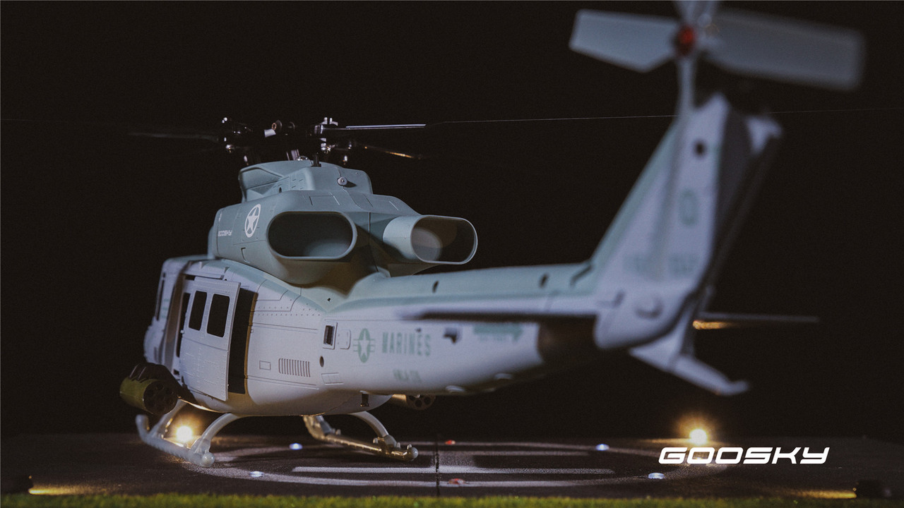 早い者勝ち！　GOOSKY E2 UH-1Y ヴェノム　未飛行 GOOSKY E2 GPS 1:35 UH-1Y VENOM RC Helicopter Air Rescue Aircraft