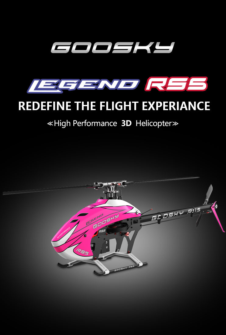 Goosky Legend RS5 Kit Pink version W/O main blade & tail blade