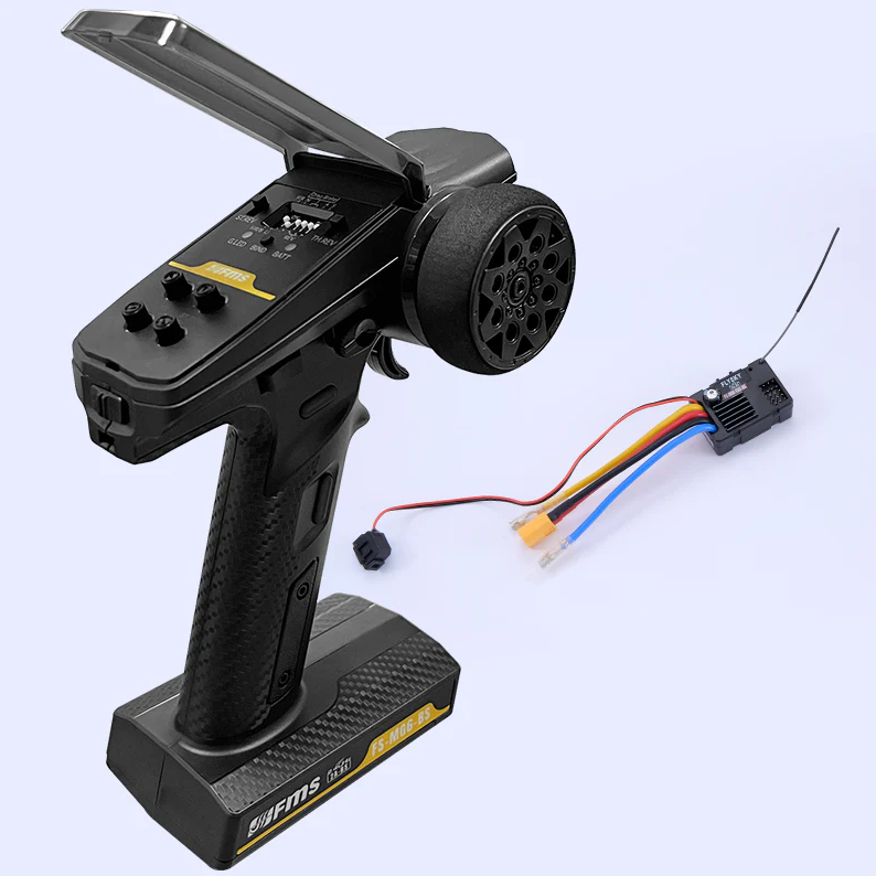 FMS MG6 + R6D-ESC TRANSMITTER RECEIVER SET C3717 For FCX10 LC80, FCX10 Discovery/Range Rover/Defender 110