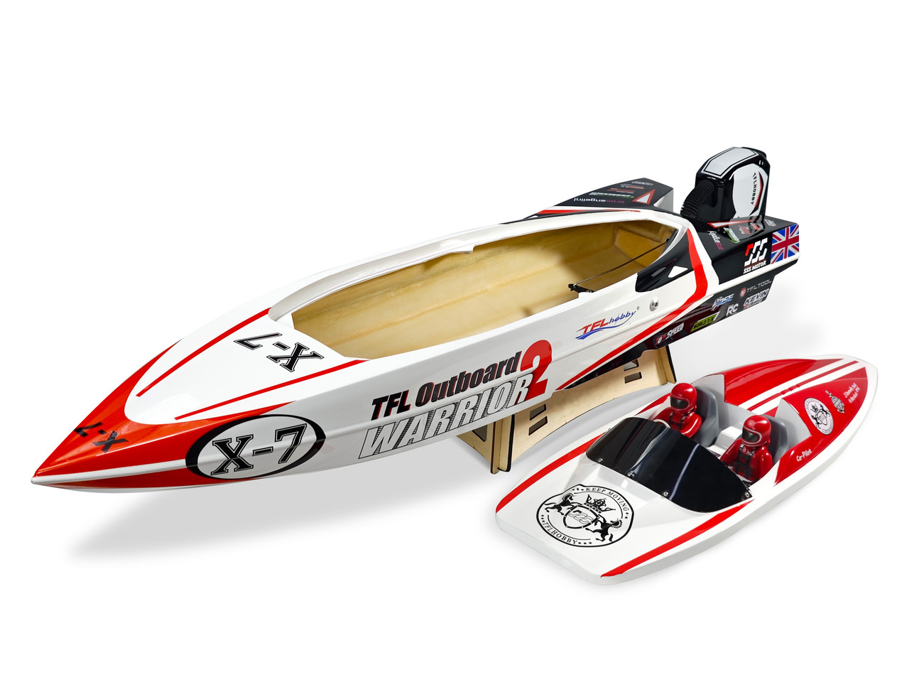 New TFL 1148 Red Paint V-Shaped O Boat Powerboat P1 3660 KV2070