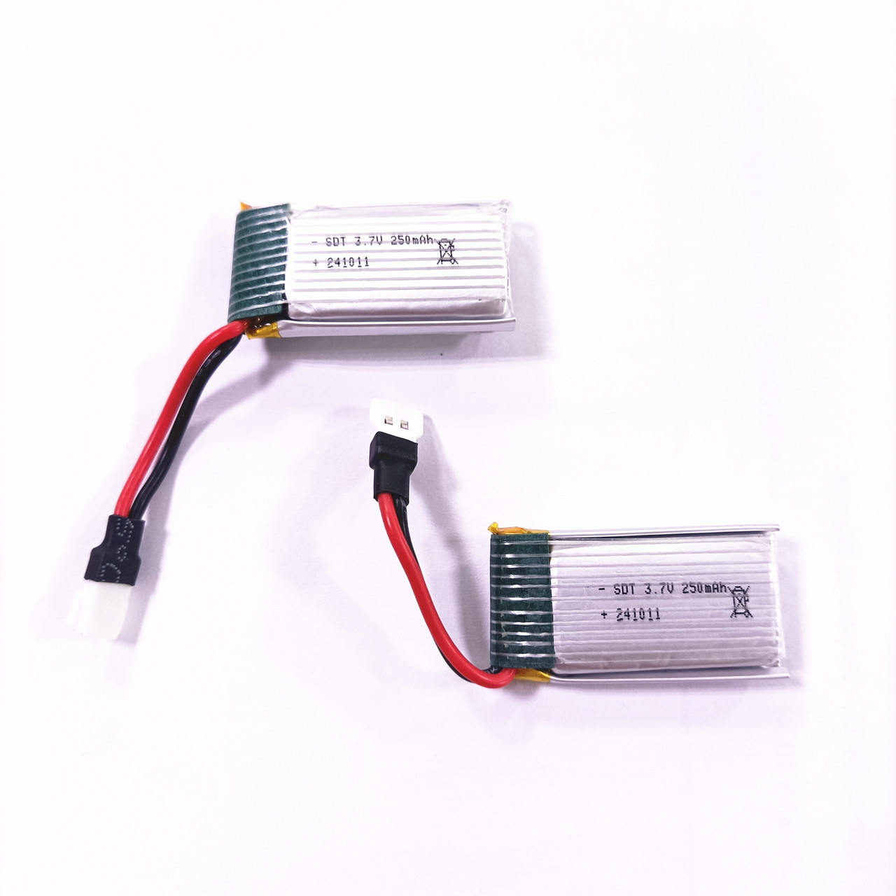 VOLANTEXRC 2pcs 3.7V 250mAh PB3115 Lipo Rechargeable Battery for RC Airplane 761-1 V2 Trainstar Mini