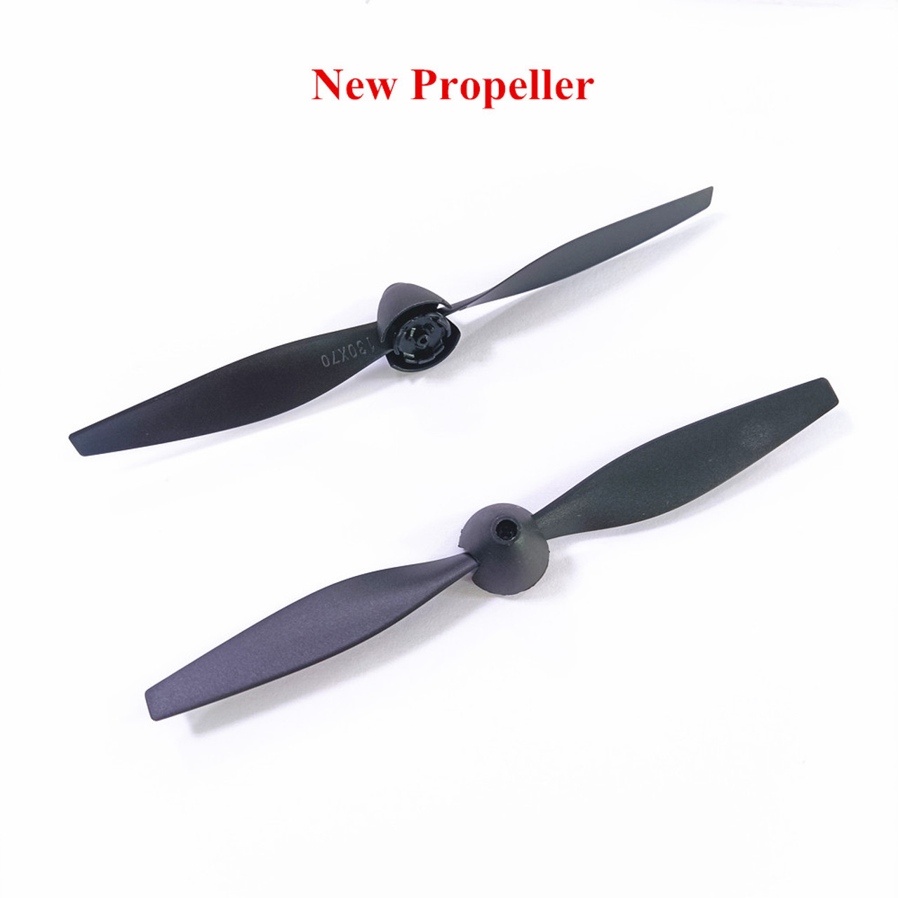 Volantex RC 2PCS Propeller Full set #2 P7610114 with 2 New Base ( Black) for RC Plane Remote Control Airplane 761-1 Trainstar Mini,  761-3 Super Cub, 761-4 Sport Cub, 761-5 P51