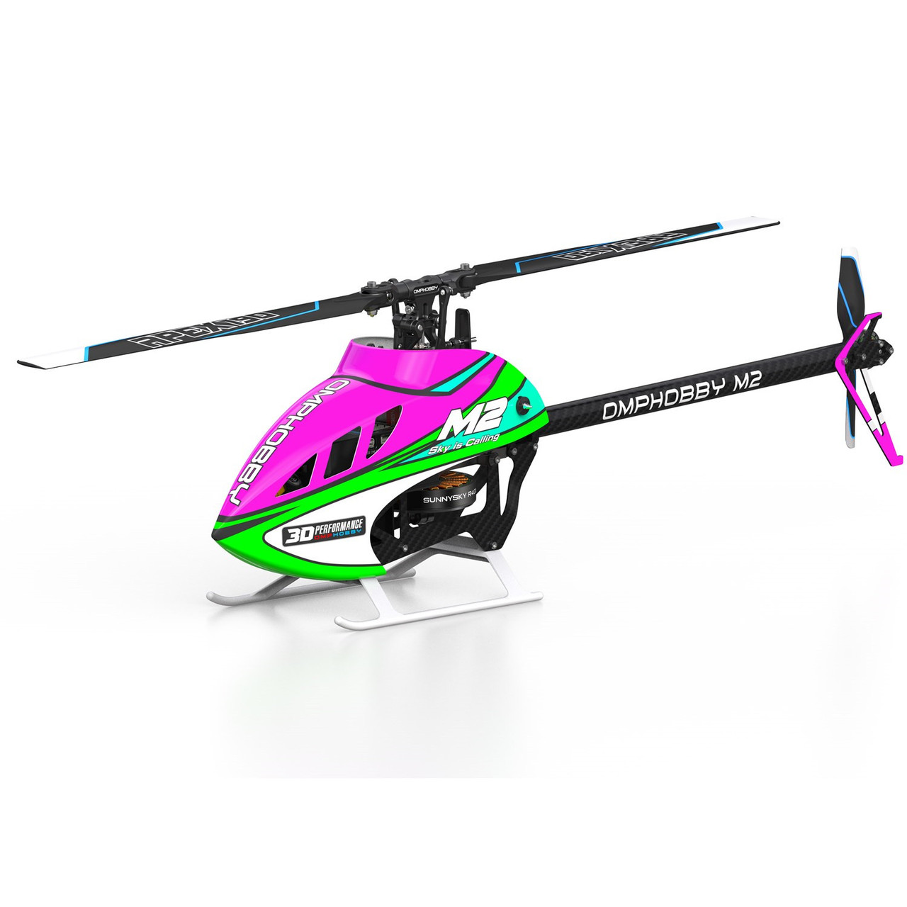 OMPHOBBY 3D RC Helicopter M2 V3 PRO ARTF Without Transmitter and