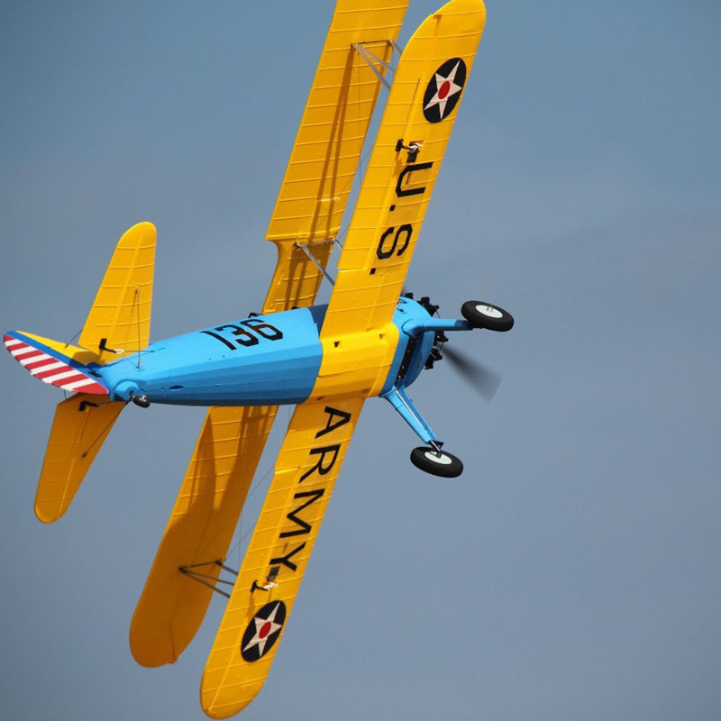 Dynam Stearman PT-17 Blue 4S Radio Controlled Biplane 1300mm 51