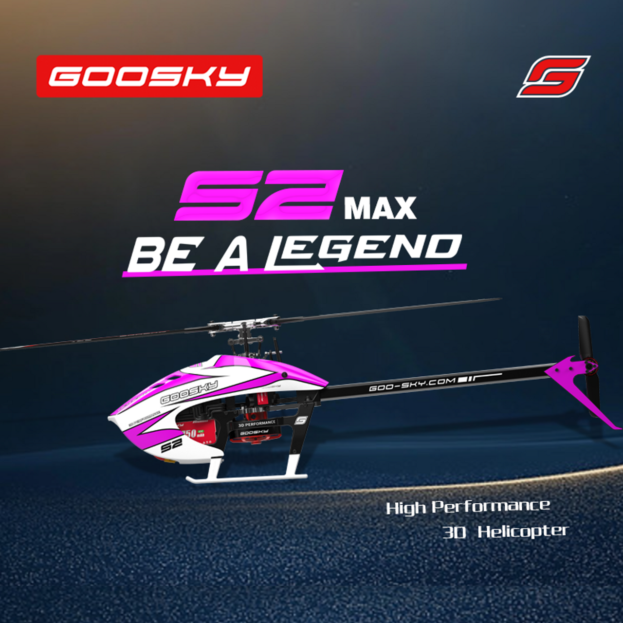 Goosky S2 Max BNF Version Remote Controller High Performance Aerobatic Helicopter