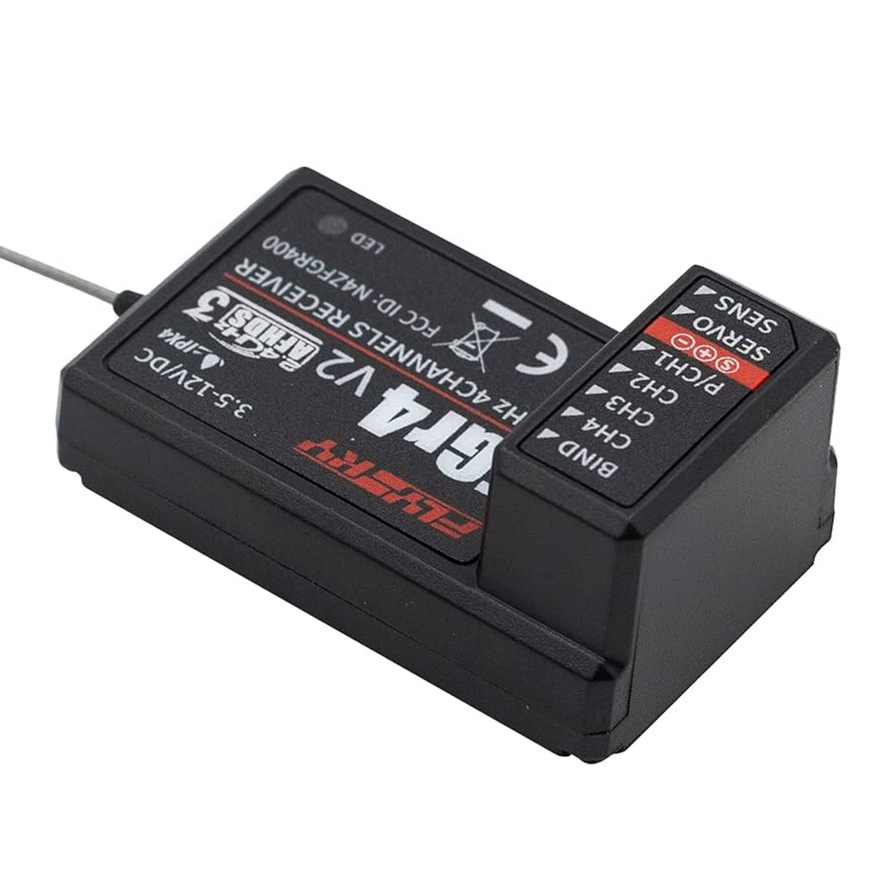 FLYSKY FGr4 AFHDS3 Water Resistant V2 PPM/i-BUS/PWM Receiver (3.5~12V)