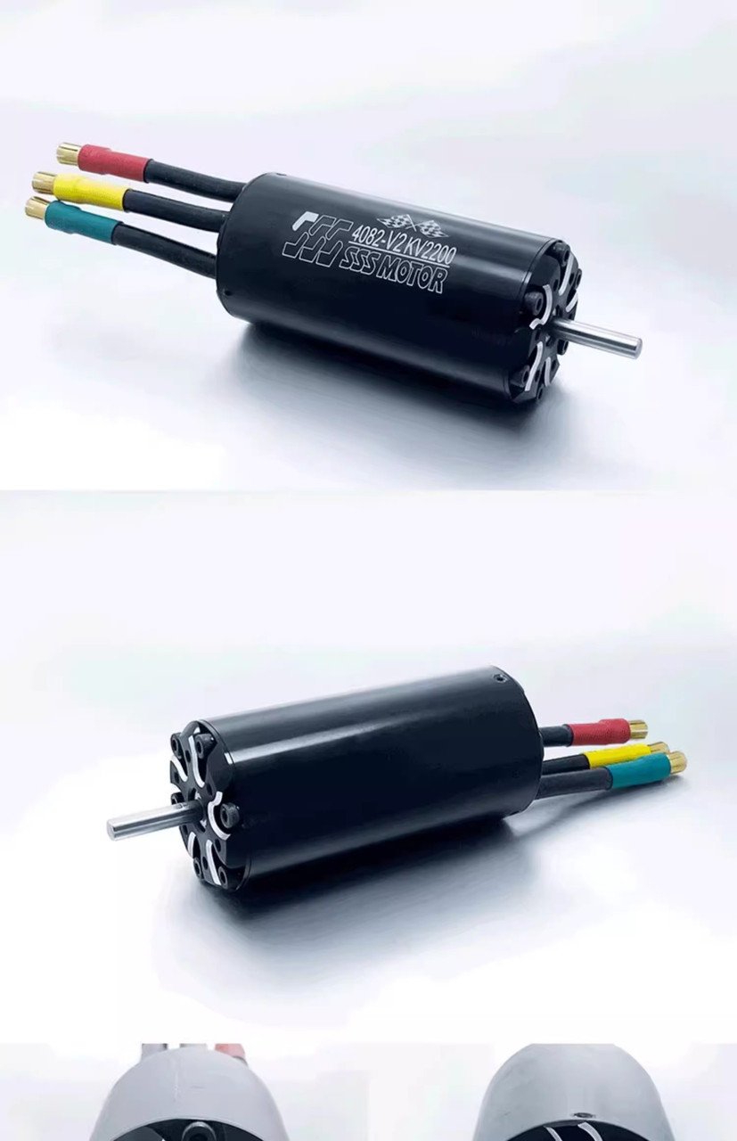 TFL SSS 4074 4076 4082 4092 V2 Brushless Motor W/O Water Cooling for RC Boat