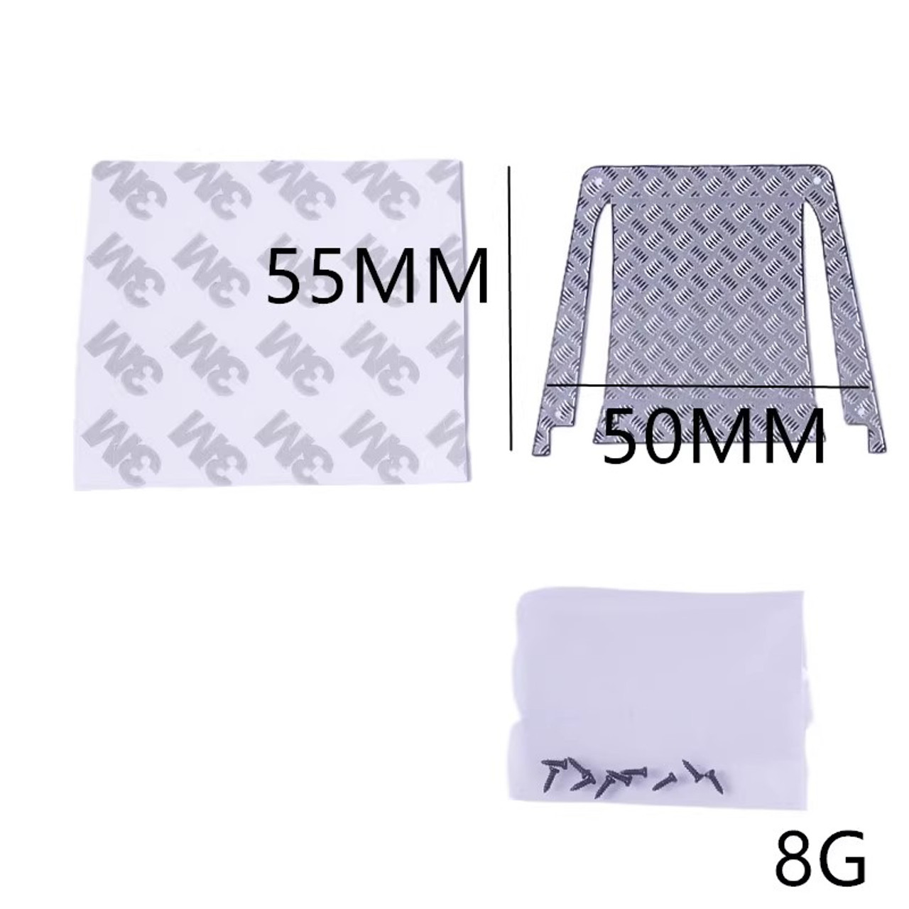 FMS Hood Metal Anti-skid Plate Hood Decorative Piece for FCX24M 1:24  LAND ROVER DEFENDER D110 D90