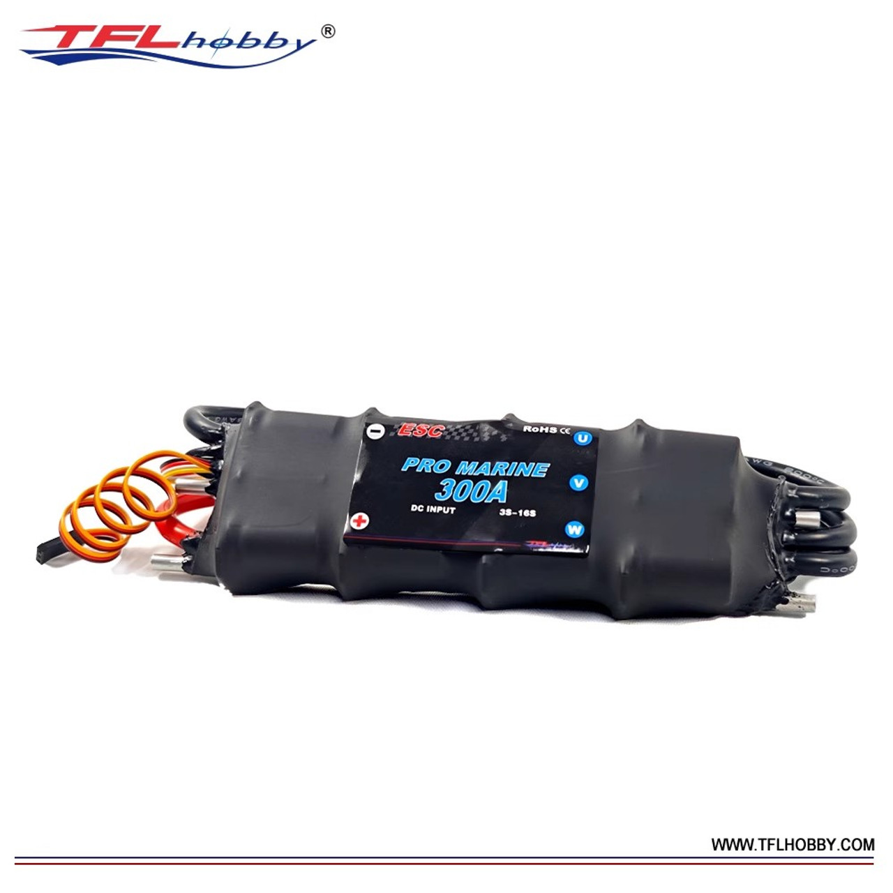 TFL High-voltage ESC 300A ESC 151B95 W/ 175mm wire, 8mm Banana Plug TFL High-voltage ESC 300A ESC 151B95 W/ 175mm wire, 8mm Banana Plug