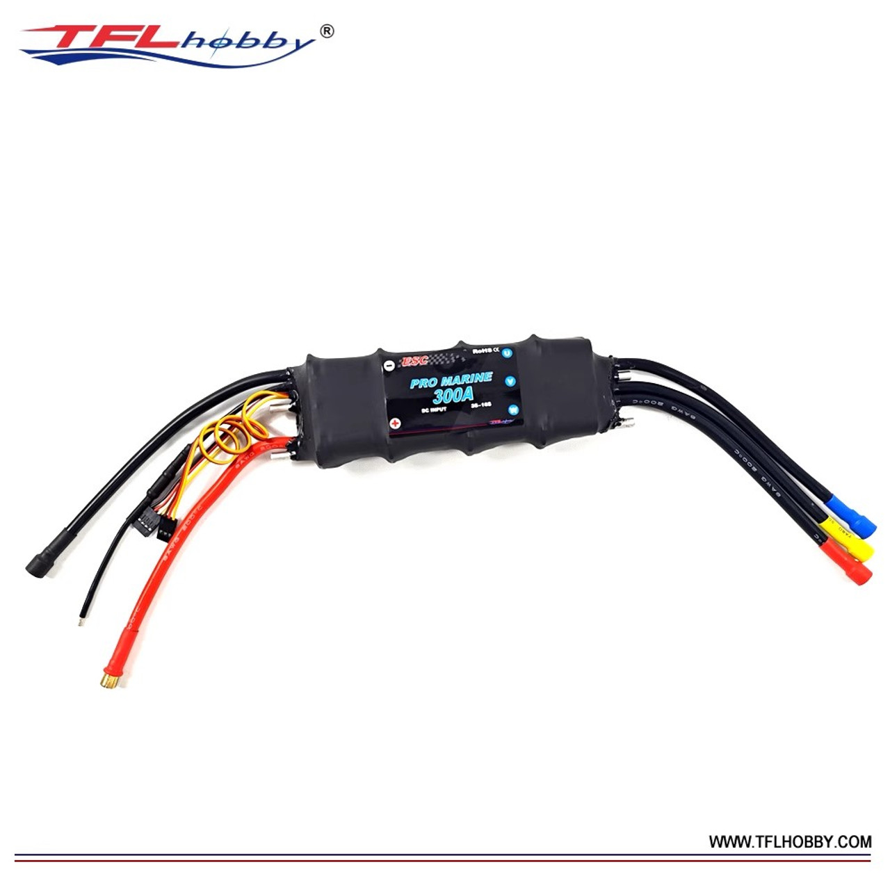 TFL High-voltage ESC 300A ESC 151B95 W/ 175mm wire, 8mm Banana Plug TFL High-voltage ESC 300A ESC 151B95 W/ 175mm wire, 8mm Banana Plug