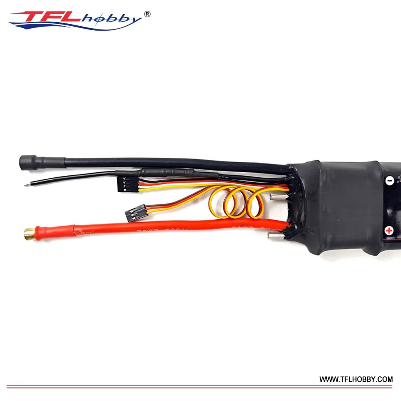 TFL High-voltage ESC 300A ESC 151B95 W/ 175mm wire, 8mm Banana Plug TFL High-voltage ESC 300A ESC 151B95 W/ 175mm wire, 8mm Banana Plug