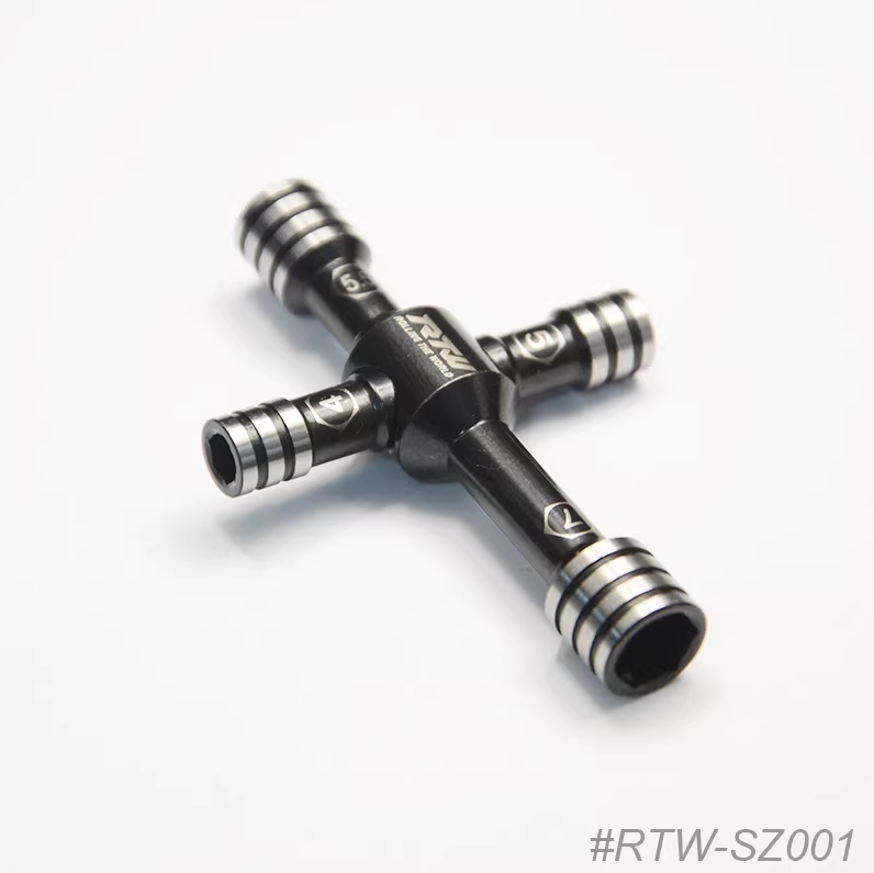 RTW Small Cross Wrench 4mm/ 5mm/ 5.5mm/ 7mm for RC Tools