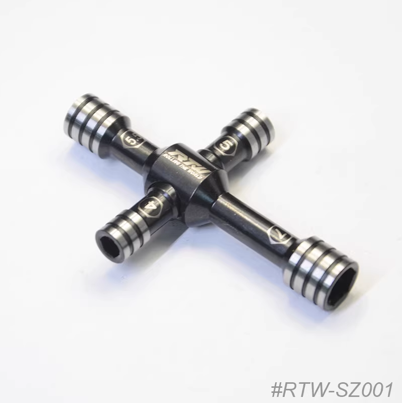 RTW Small Cross Wrench 4mm/ 5mm/ 5.5mm/ 7mm for RC Tools
