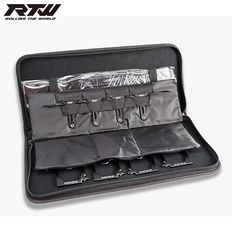 RTW (Racing Tool) RC Car Alum. Setup System, 1/8 Scale Off-Road Racing GT Tuning Tool Kit with High-Precision Acrylic Ruler