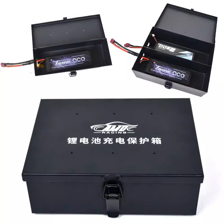 Fireproof and Explosion-Proof Safety Storage and Protection Box for RC Car, Boat Rechargeable Lipo Battery and NiHm Battery 