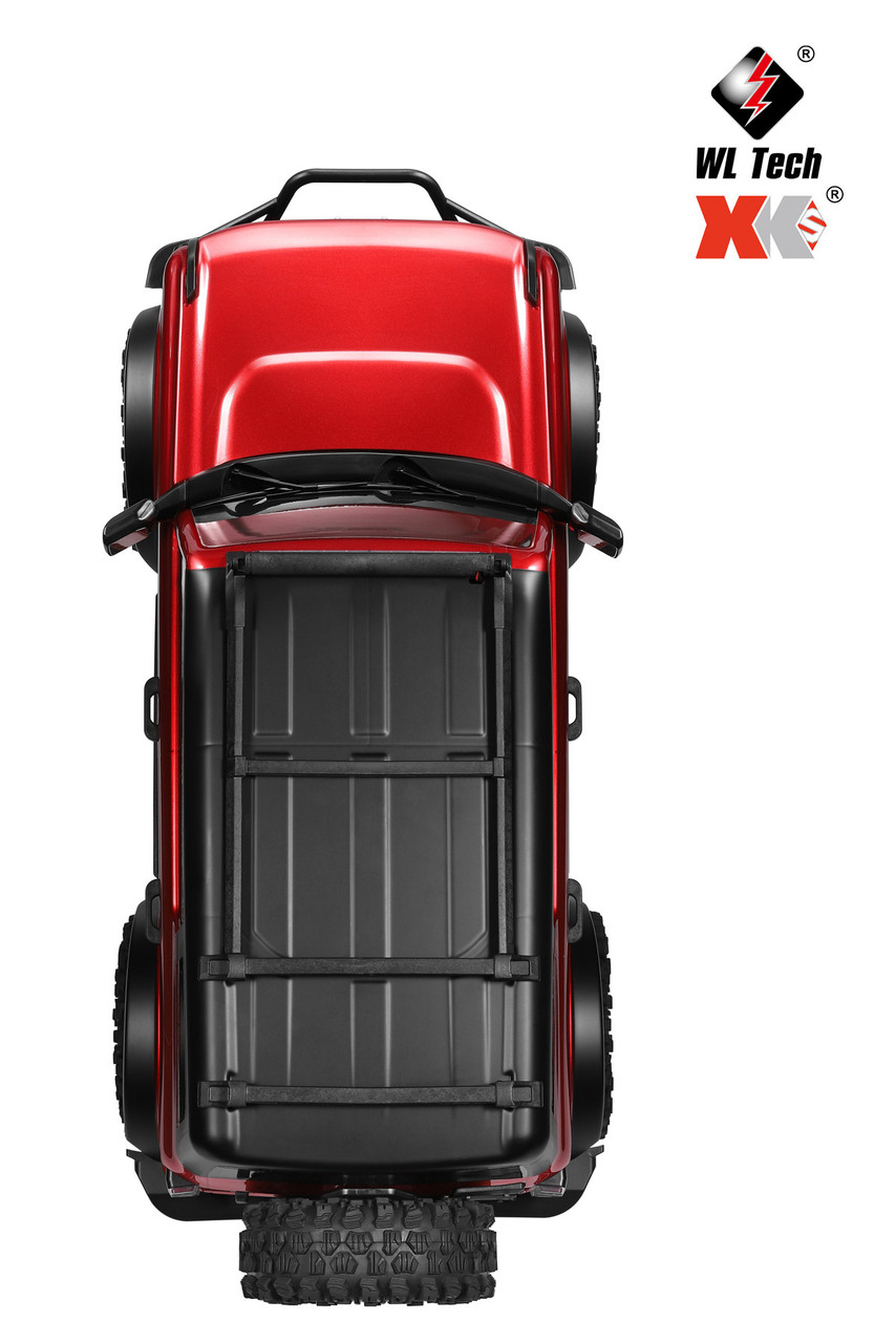 WLtoys 104020 1:10 Wrangler 4x4 RC Car Professional Climbing Vehicle High Speed Remote Control Electric Capstan Off Road Toys