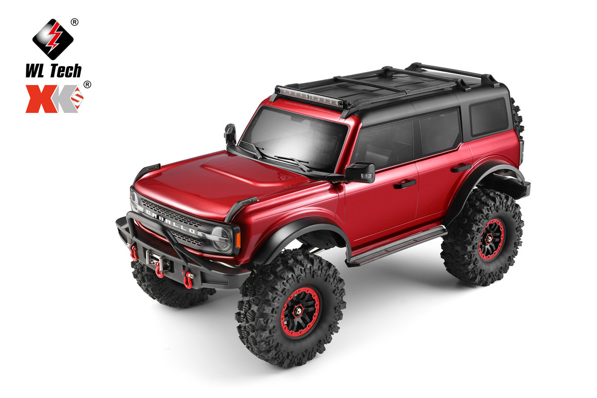 WLtoys 104020 1:10 Wrangler 4x4 RC Car Professional Climbing Vehicle High Speed Remote Control Electric Capstan Off Road Toys