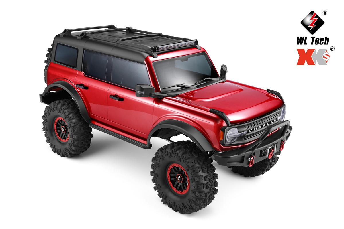 WLtoys 104020 1:10 Wrangler 4x4 RC Car Professional Climbing Vehicle High Speed Remote Control Electric Capstan Off Road Toys