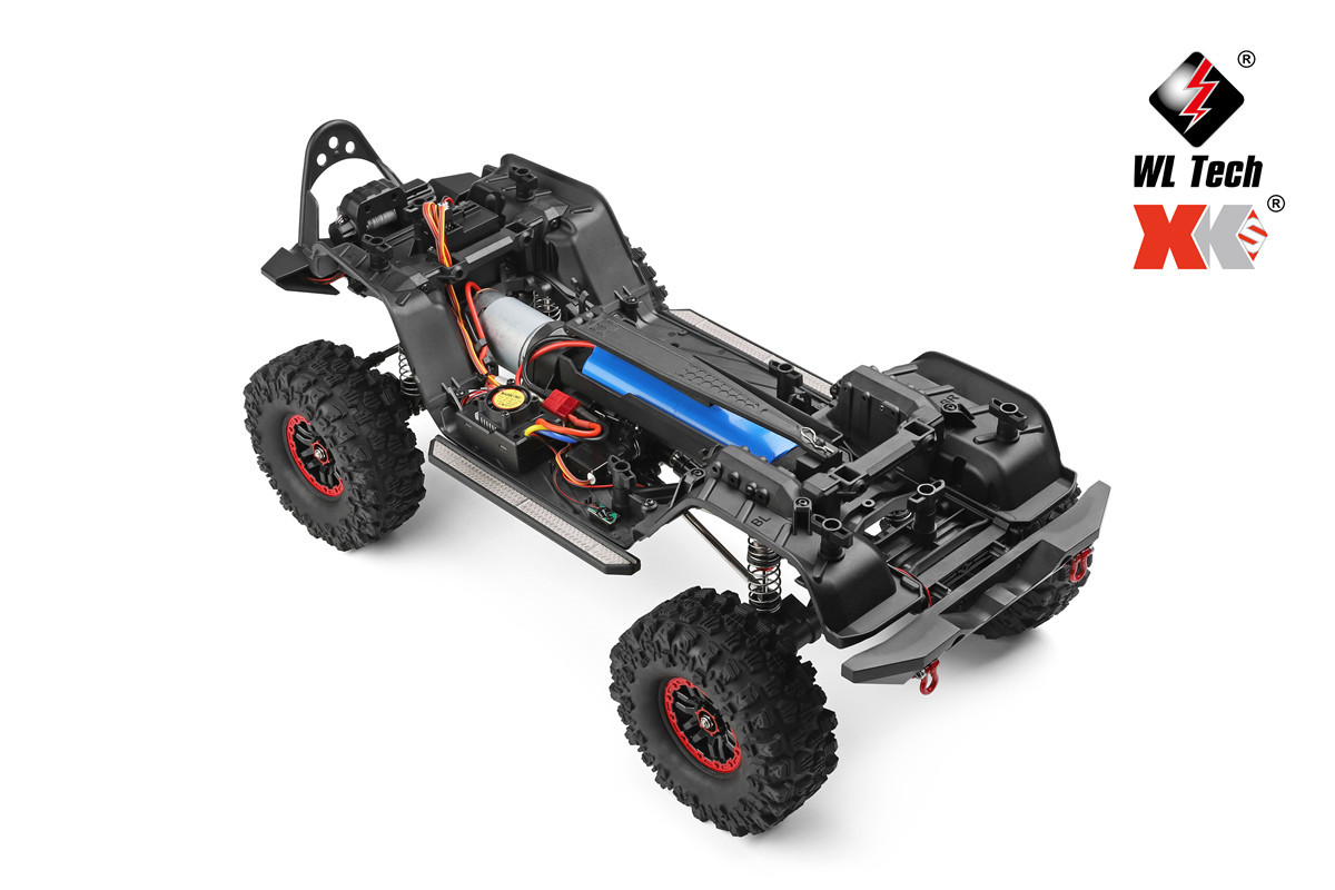 WLtoys 104026 1:10 RC Rock Crawler Professional Climbing Vehicle High Speed Remote Control Electric Capstan Off Road Toys