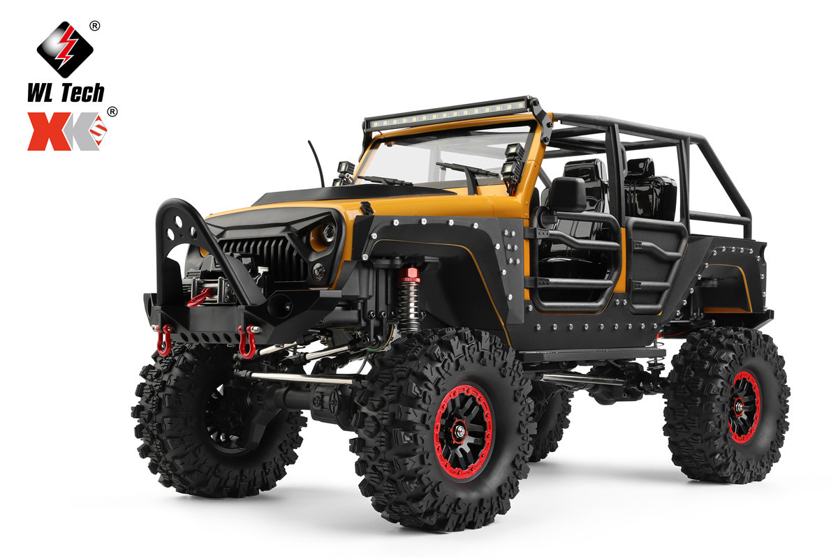 WLtoys 104026 1:10 RC Rock Crawler Professional Climbing Vehicle High Speed Remote Control Electric Capstan Off Road Toys