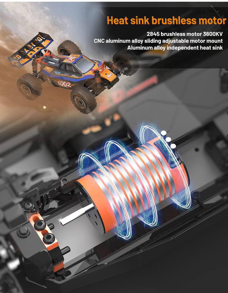 ZD Racing BX-12 1/12th Scale Brushless Buggy 3S 2.4GHz RC Car RTR