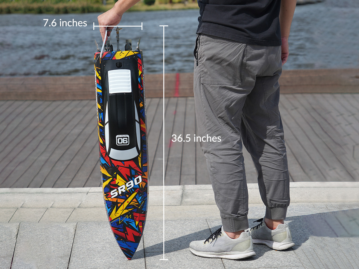 Volantex Vector SR90 Brushless 900mm ARTR  w/o battery, charger, Fast Racing RC Boat for Adults 798-5